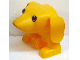 Gear No: 51899pb01  Name: Duplo Storage Container Tube Lid - Wiener Dog Head with Black Eyes Pattern