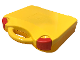 Gear No: 759528c07  Name: Storage Case with Rounded Corners and Yellow Lid, Red Latches
