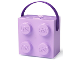 Gear No: 5711938030483  Name: Lunch Box, Brick 2 x 2 Lavender with Dark Purple Handle