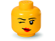 Gear No: 5006186  Name: Minifigure Head Storage Container Small - Female Winking (4031)