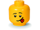 Gear No: 5006955  Name: Minifigure Head Storage Container Large - Male Silly Sticking Tongue Out (4032)