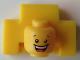 Gear No: bb1053pb01  Name: Watch Part, Band Link - Minifigure Body Part, Head Male with Huge Smile, White Teeth, Red Tongue Pattern