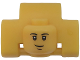 Gear No: bb1053pb02  Name: Watch Part, Band Link - Minifigure Body Part, Head Male with Grin Pattern
