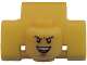 Gear No: bb1053pb03  Name: Watch Part, Band Link - Minifigure Body Part, Head Male with Open Mouth, White Teeth and Red Tongue Pattern