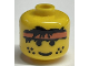 Gear No: bead006pb02  Name: Bead, Cylinder Large with Minifigure Head Pattern, Freckles and Red Headband