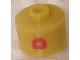 Gear No: bead029pb025  Name: Bead, Cylinder, Flat Edge with Red 'D' Pattern