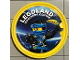 Gear No: pin146  Name: Pin, LEGOLAND Discovery Center NINJAGO Jay 2 Piece Badge