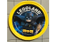 Gear No: pin161  Name: Pin, LEGOLAND Discovery Center Batman 2 Piece Badge