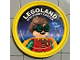 Gear No: pin162  Name: Pin, LEGOLAND Discovery Center Robin 2 Piece Badge