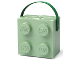Gear No: 57119380230490  Name: Lunch Box, Brick 2 x 2 Sand Green with Green Handle