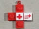 Gear No: pin073  Name: Pin, Cross with Swiss Red Cross Tile - SRK / SSB 1979 Fund Raiser