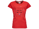 Gear No: tallys101  Name: T-Shirt, Female Head Smiling, Eyes Closed Girls (Tallys 101)