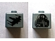 Gear No: bead004pb061  Name: Bead, Square with SW R2-D2 and X-wing Fighter Pattern