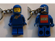 Gear No: KC134  Name: Classic Space Blue Figure Key Chain with LEGO Logo on Back