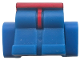 Gear No: bb1030pb01  Name: Watch Part, Band Link - Minifigure Body Part, Hips and Legs with Red Hips Pattern (Superman)
