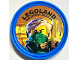 Gear No: pin169  Name: Pin, LEGOLAND Discovery Center NINJAGO Lloyd with Hair 2 Piece Badge
