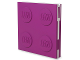 Gear No: 52438  Name: Notebook with Pen, LEGO Studs, Magenta