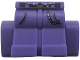Gear No: bb1030pb03  Name: Watch Part, Band Link - Minifigure Body Part, Hips and Legs with Buckle, Pockets and Chain Pattern (The Joker)
