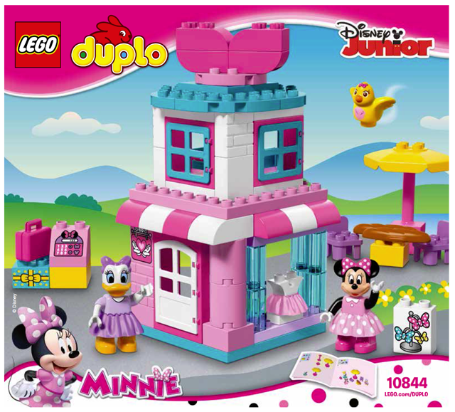 minnie mouse birthday duplo instructions