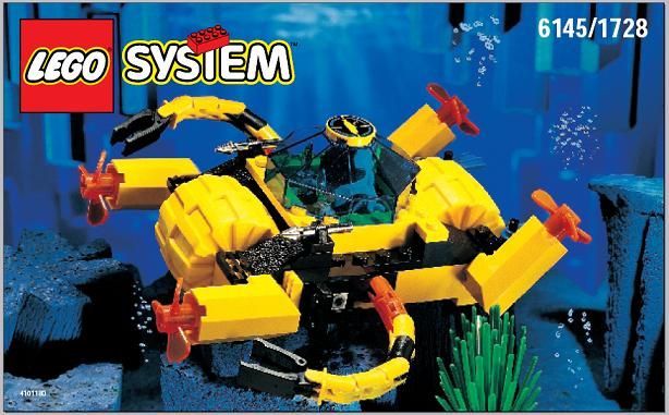 Bricklink Instruction 1728 1 Lego Crystal Crawler Aquazone Aquanauts Bricklink Reference Catalog