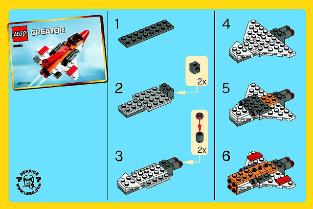 tokiページ Jet polybag : Instruction 30020-1 | BrickLink