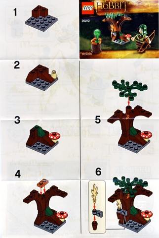 Lego 30212-Le Hobbit Mirkwood Elf Guard-Poly Sac Set-Nouveau 