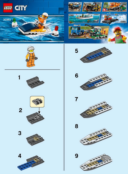 lego city jet ski