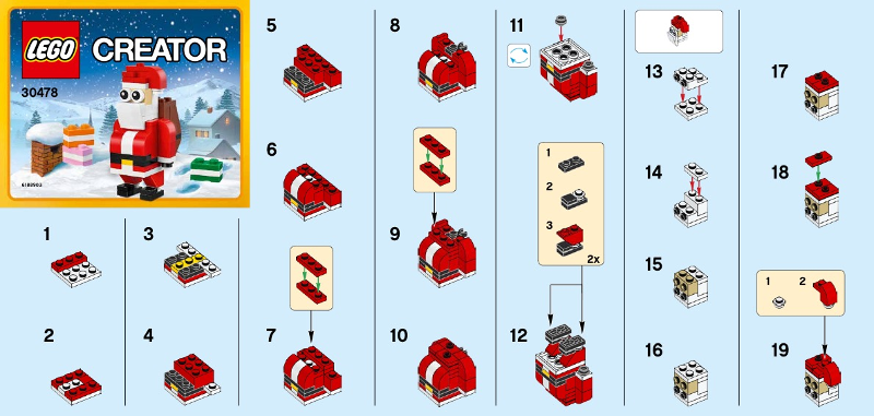 Lego Creator Jolly Santa 30478 Polybag BNIP