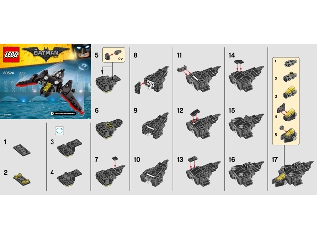 LEGO Polybag - The LEGO Batman Movie - The Mini Batwing set 30524 – Brick  Loot