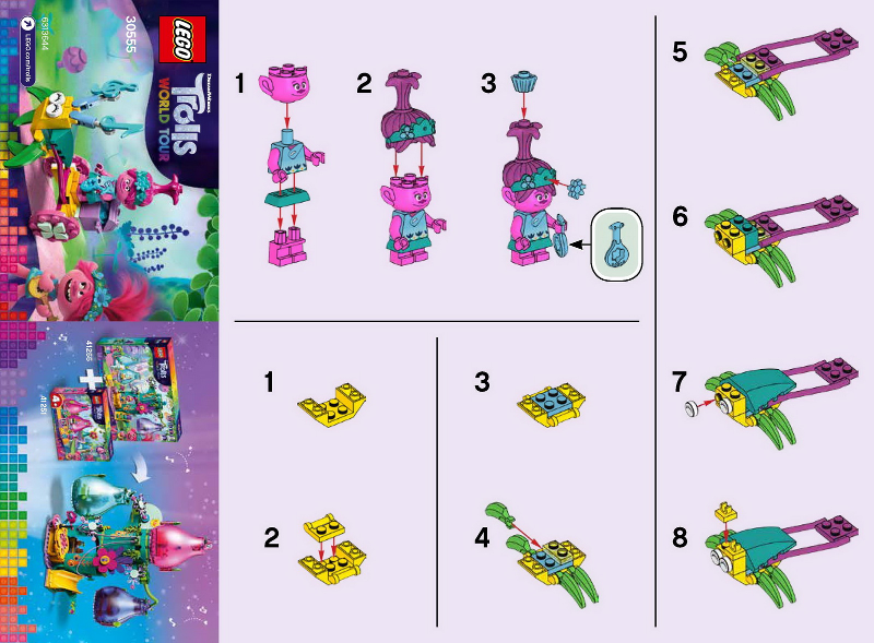 Poppy's Carriage polybag : Instruction 30555-1 | BrickLink