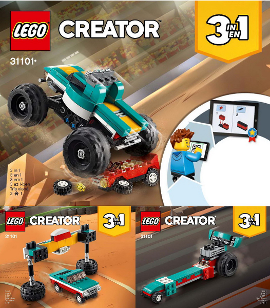 Lego 31101 monster online truck