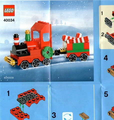 Lego christmas train discount instructions