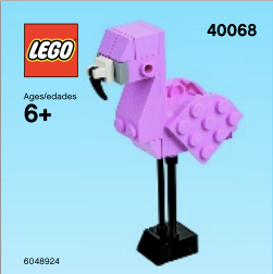 Lego flamingo mini store build