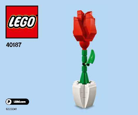 Flower Display Instruction 40187 1 BrickLink