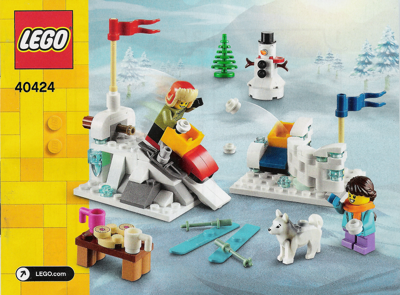 Lego winter snowball fight 40424 sale