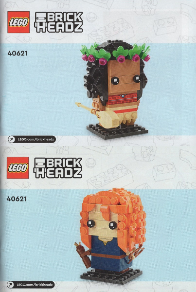 Moana & Merida : Instruction 40621-1