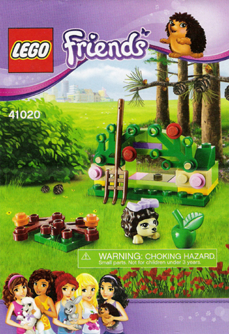 BrickLink - Instruction 41020-1 : LEGO Hedgehog's Hideaway [Friends:Animals  Series 2] - BrickLink Reference Catalog