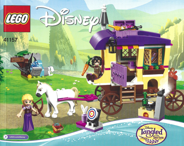 Lego 41157 Disney Rapunzels Traveling Caravan Sticker Sheet ONLY