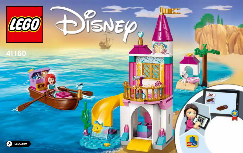lego disney princess ariel's seaside castle 41160