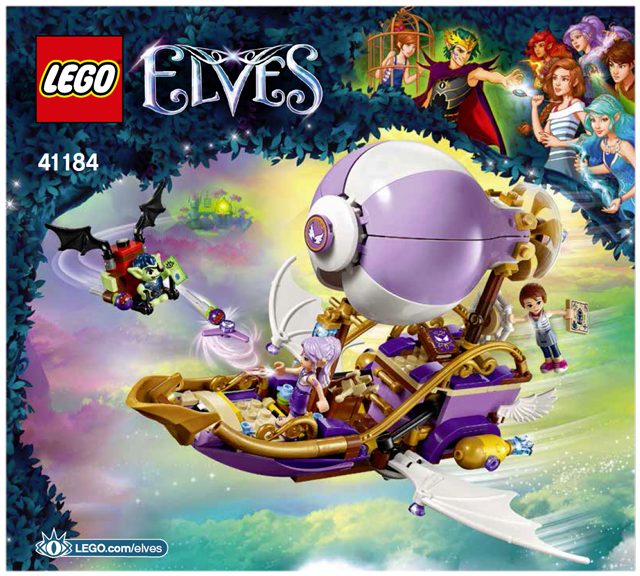 Lego elves aira's airship & the amulet chase hot sale 41184