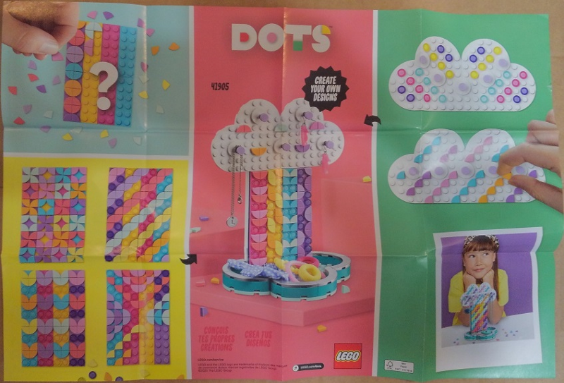 Lego dots best sale jewelry stand instructions