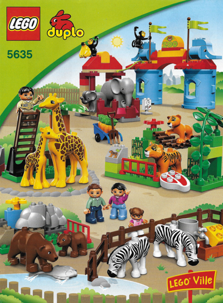 Lego duplo 2025 zoo instructions