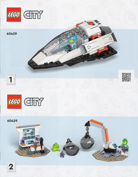 Spaceship and Asteroid Discovery : Instruction 60429-1 | BrickLink
