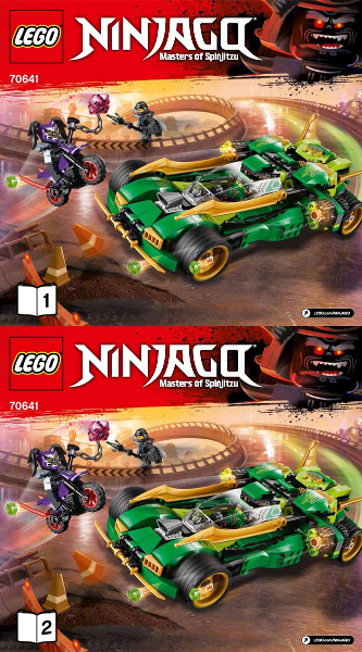 NO LEGO. LEGO Ninjago 70641 Masters of Spinjitzu INSTRUCTION MANUALS ONLY 