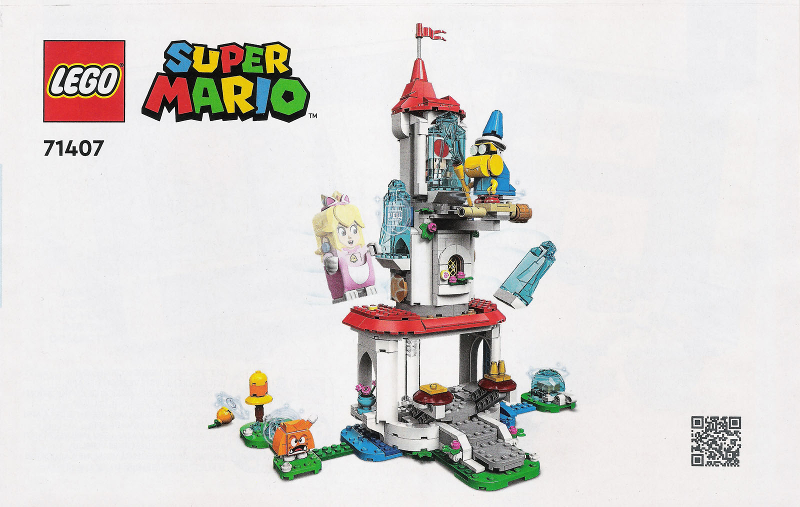 LEGO Super Mario Cat Peach Suit and Frozen Tower Expansion 2024 Set 71407