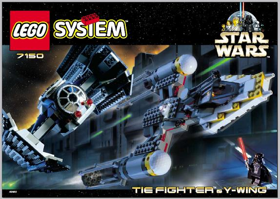 TIE Fighter Y wing Instruction 7150 1 BrickLink