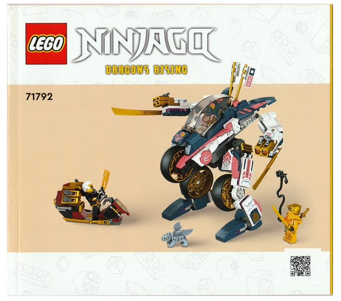 Sora's Transforming Mech Bike Racer : Instruction 71792-1