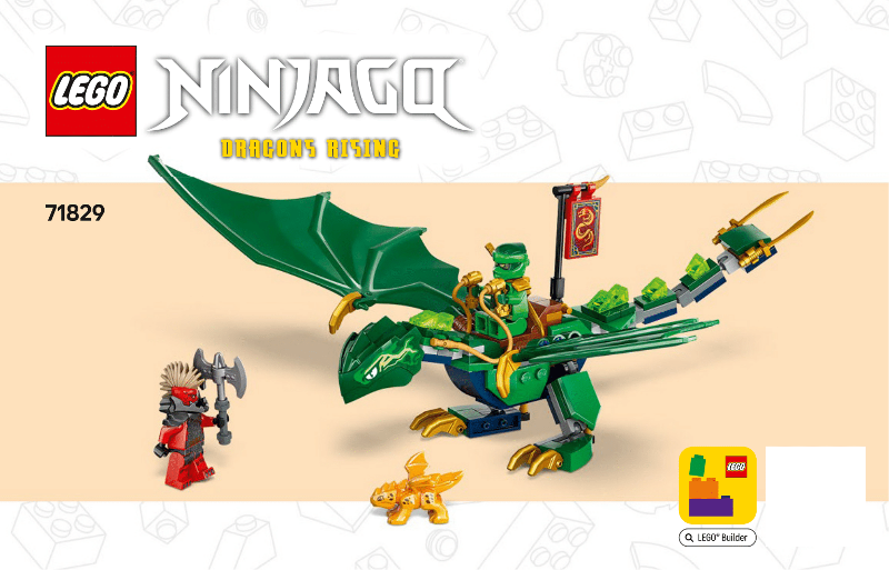 Lloyd's Green Forest Dragon : Instruction 71829-1 | BrickLink