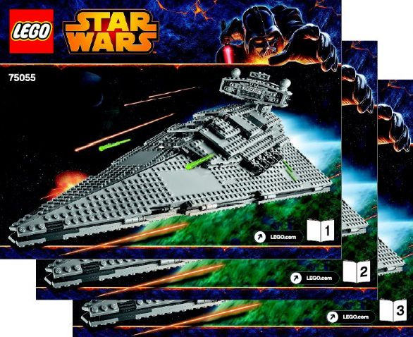 Høflig Fejl Udvej Imperial Star Destroyer : Instruction 75055-1 | BrickLink
