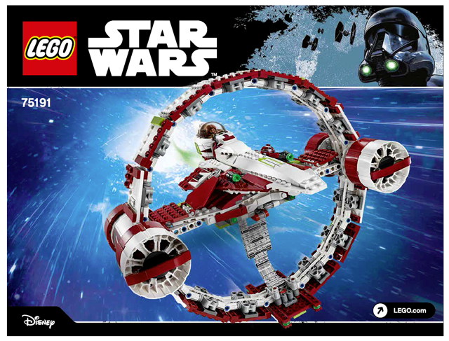 Jedi Starfighter with Hyperdrive : Instruction 75191-1